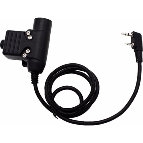 U94 PTT Cable for Z Tactical Bowman Elite II HD01 HD02 HD03 Headphone for Kenwoods UV-5R UV-GT-Retevis Ham Radio