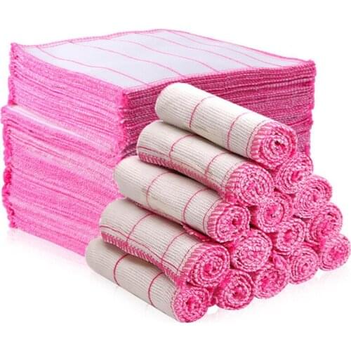1/2/3Pcs Highly Kitchen Absorbent Oil Wood Fiber Cleaning Cloths Natural Anti-Bacterial Free Rag Dish Washing Towel Dropshipping