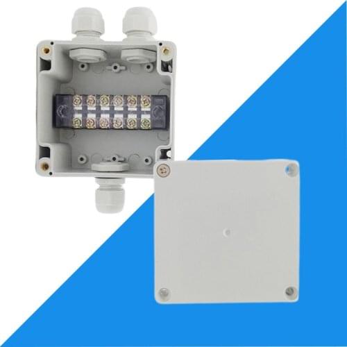 1PC Waterproof Enclosure Case Square Shape Electrical Junction Box Connector Terminal Wire Cable 83x81x56mm wholesale