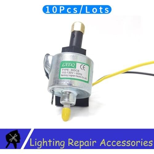 10Pcs/lots 400w 600w 900w Fog Machine Accessories 30DCB 18W Straight Oil Pump Sucker Rod Pumping Electromagnetic Pump