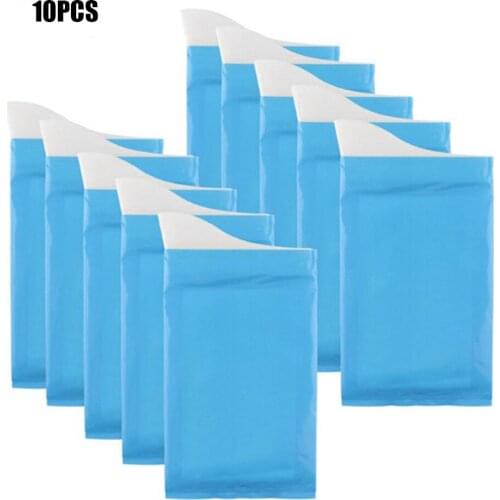 10PCS Disposable Outdoor Emergency Urine Bags Camping Pee Bag Urinal Toilet Traffic Jam Urinate Bags Portable Car Vomit Bag
