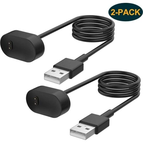 2 Pack Charger Cable for Fitbit Inspire HR Smartwatch, Replacement USB Charging Cord Accessories for Fitbit Inspire HR (3.3 ft)