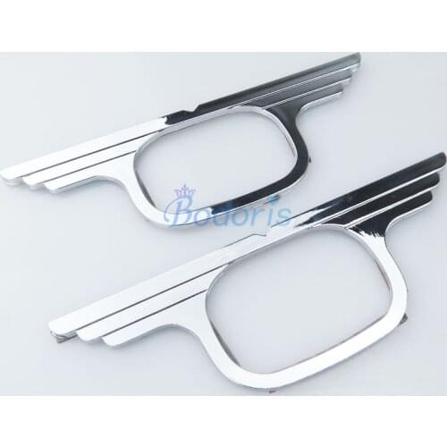 Accessories For toyota hilux vigo 2005-2014 Side Lamp Cover Blinker Light Overlay Frame Panel Chrome Car Styling