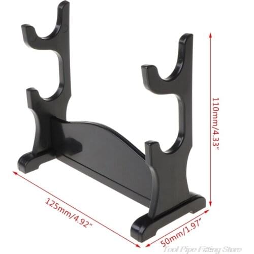 Two Tiers Holder Display Stand / Acrylic Bracket Rack for Cartoon and Comics Show Sword Magic Wand Collection M02 21