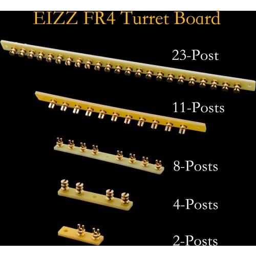 EIZZ High End FR4 Turret Board Tag Strip Terminal Lug Board For Vintage Hifi Tube Amplifier Guitar AMP DIY Project