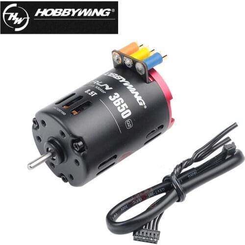 Hobbywing QUICRUN 3650 G2 Sensored 6.5T/8.5T/10.5T/13.5T/17.5T/21.5T 2-3S 2 Pole Racing Brushless Motor For 1/10 1/12 Rc Car
