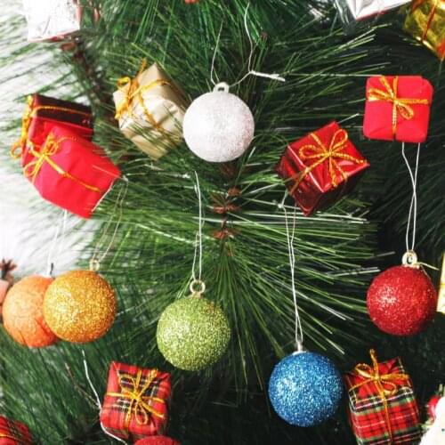 Christmas Tree Ball Hanging Decor Baubles Xmas Wedding Decoration Ornament Christmas Festival Party Supplies