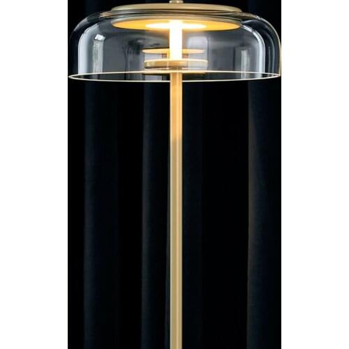 Creative simple floor lamps glass ball standing lamp chrome gold for living room bedroom new design art home decoration lighting