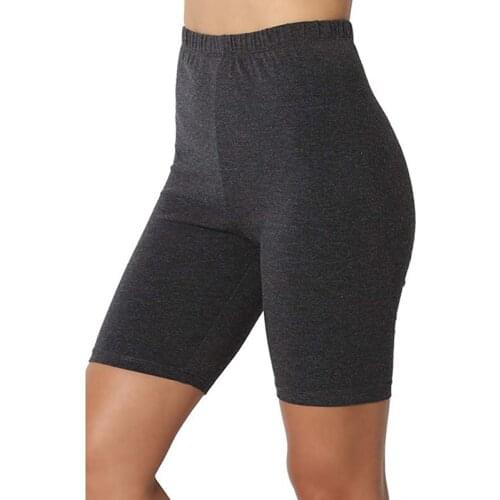 Summer New Women Shorts Sports Ladies Casual Shorts Solid Color All-Match Skinny Shorts Comfortable Breathable Lady Clothing