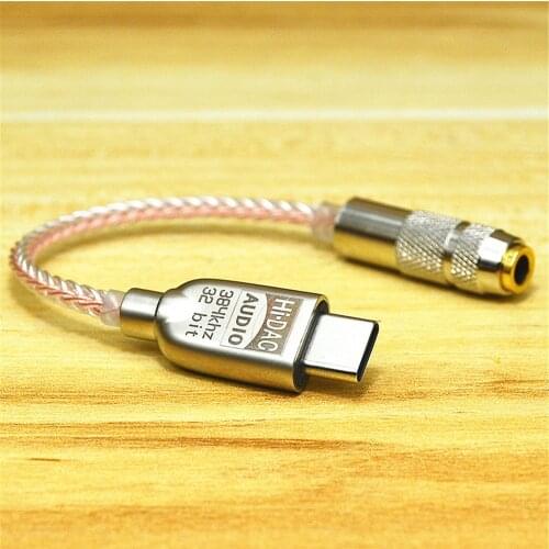 LXDAC DAC ALC5686/ES9280C USB C DAC Headphone Adapter 32bit386kHz Hifi DSD600ohm High Amplifier-Type C to 3.5mm Jack