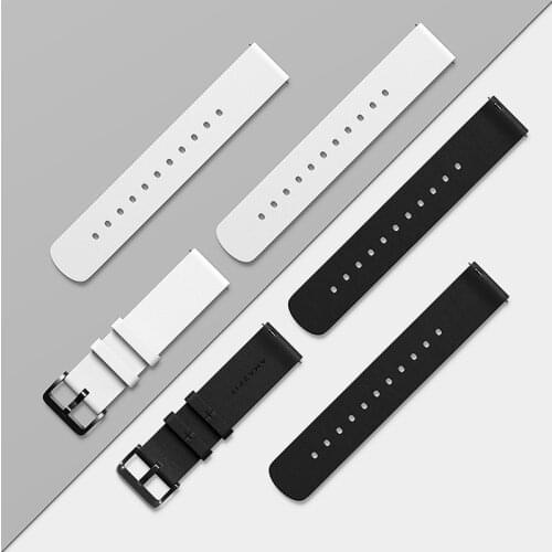 Original Genuine Leather Watch Strap for Xiaomi Huami Amazfit GTR Pace Stratos GTS Bip Lite Smart Sport Watch 1 2 2S 3