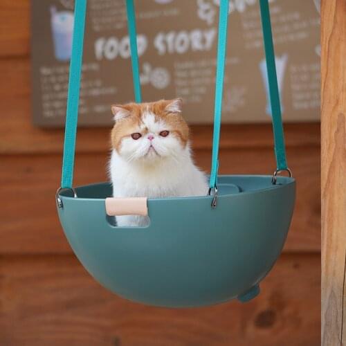 Balcony Cat Bed Chair Nest Balcony Dog Cat Hanging Floor Princess Furniture Hanging Hammock Nest Sofa Swing Cat Window Hammock