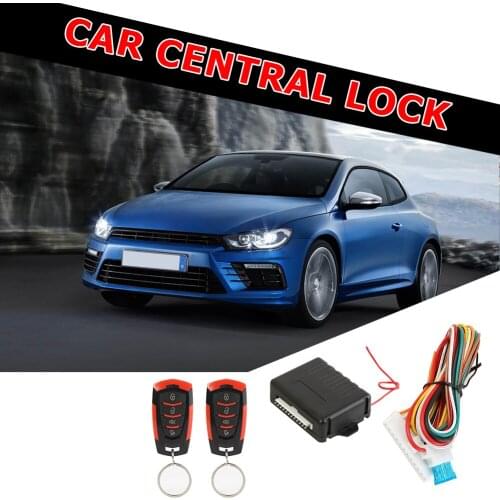 Practical Car Remote Central Door Locking Kit Multi-functional Durable Portable Parts Auto Keyless Entry Alarm System 410/T111