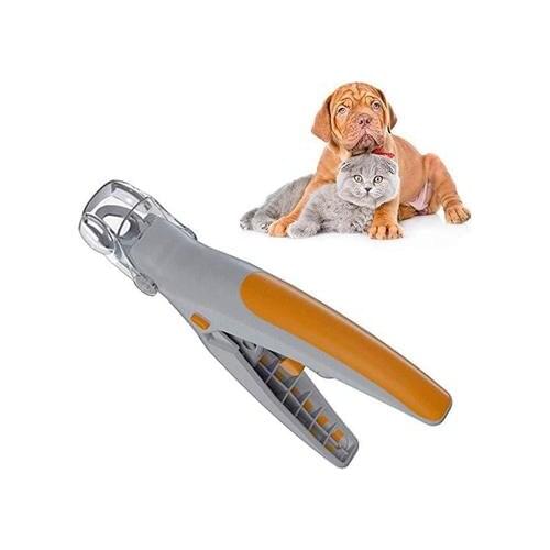 Professional pet dog cutter cat and dog nail clipper cutting machine beauty scissors animal cat locks LED lighting