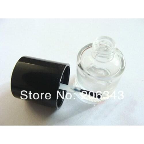 10ML empty glass bottle for nail polish / enamel polish or art nail oil/art nail container cosmetic packing, brush bottle