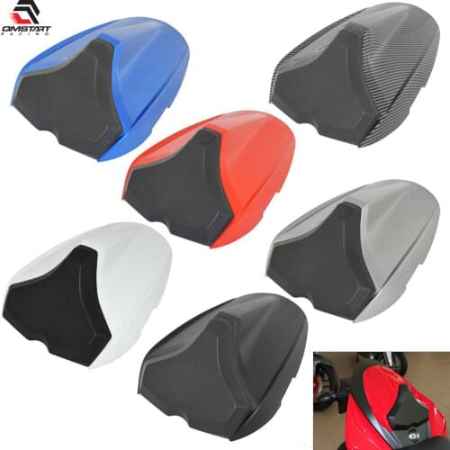 QMSTART Racing Passenger Pillion Rear Seat Cover Solo Fairing Cowl For SUZUKI GSXS GSX-S 750 / Z 750Z GSXS750 GSXS750Z 2017-2021