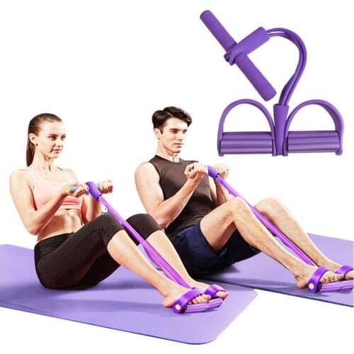 Sit-up Pull Rope Fitness Gum Resistance Bands Latex Pedal Exerciser Expander Elastic Bands Yoga equipment Pilates Workout