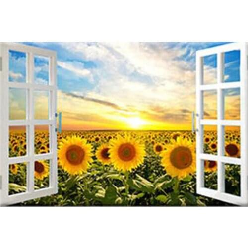 Snowing style Embroidery Counted Cross Stitch Kits Needlework - Crafts 14 ct DMC Color DIY Arts Handmade Decor B13820