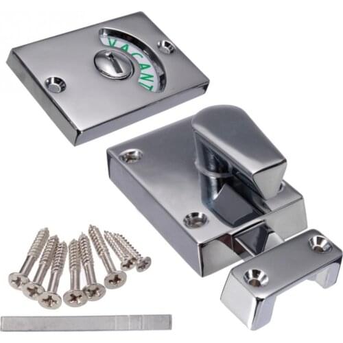 38*13*35mm Privacy WC Latch Vacant Engaged Door Lock Toilet Shower Cubicles & Bathroom Indicator Bolt