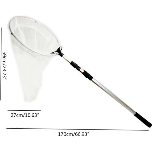 Aluminum Alloy Telescopic Handle Insect Net Child Catch Butterfly Dragonfly Mesh Q6PD