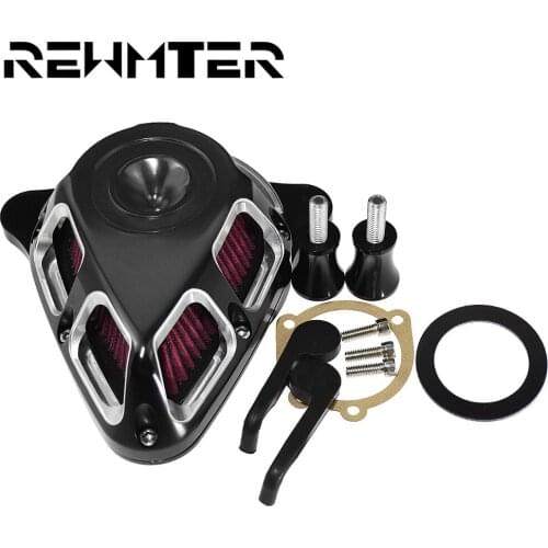 Triangle Air Inflow Cleaner For Harley Touring Fatbob Air Intake Filter Softail Breakout Air Intakes Kit For Harley Dyna 2000-17