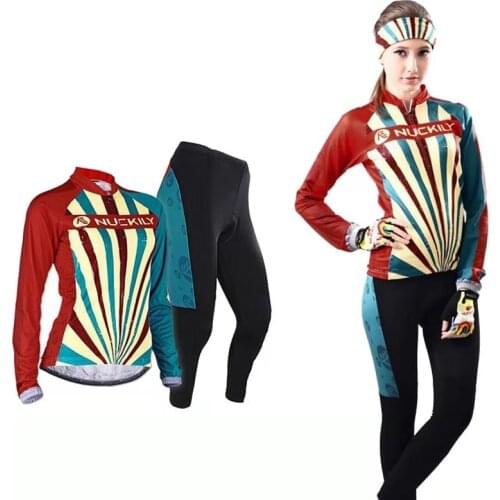 WULITOTO Womens Long Sleeve Suit Breathable Cycling Wear Mountain Bike Cycling Clothing