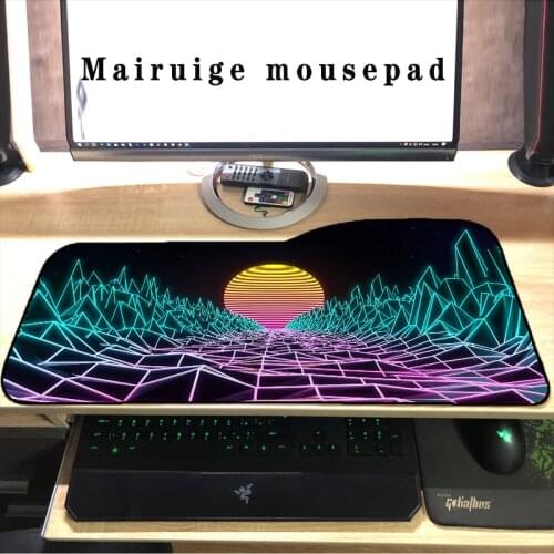 330X730MM Abstract City Buildings Extra Large Personality Mouse Pad Gaming Thicken Mousepad Rubber with Locking Edge Mouse Mat