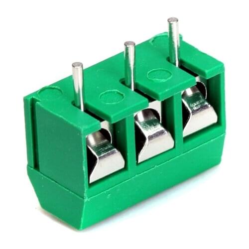 10pcs 3 Pins 5.08mm Pitch Screw Terminal Block Connector