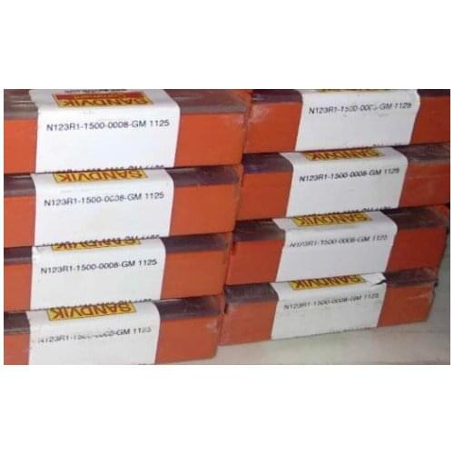 10PCS CARBIDE INSERT N123R1-1500-0008-GM 1125