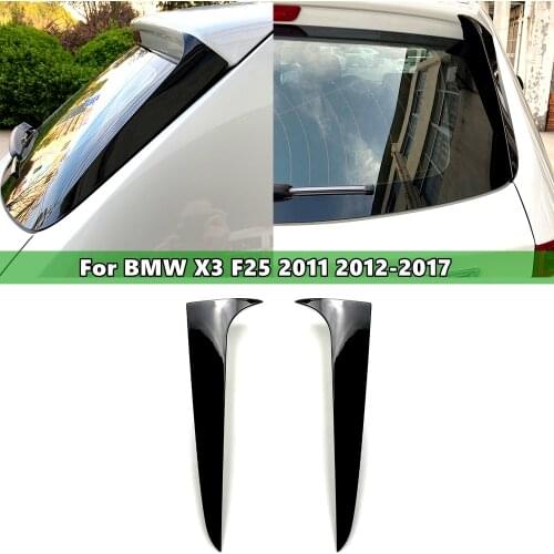 Suitable for BMW X3 F25 2011-2017 car tail spoiler side wing trim decorative stickers auto parts