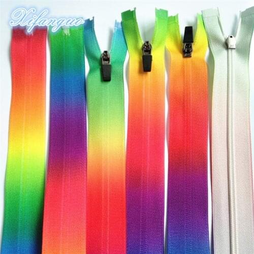 30cm-60cm 10pcs 3# color nylon opening zipper sewing kit, clothes accessories
