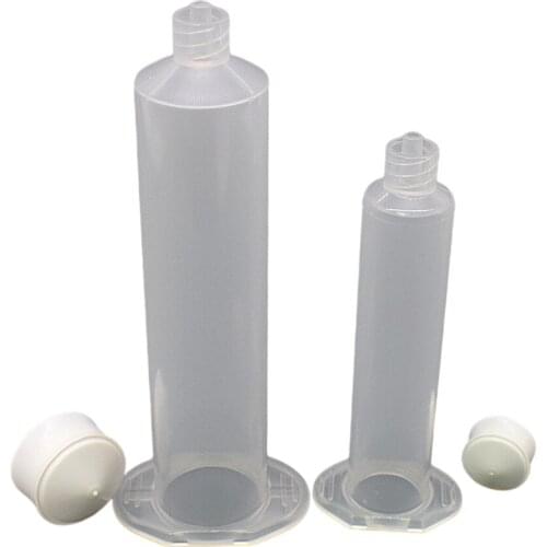 30cc 10cc Glue Dispensing Syringes Barrel Glue Adhesive Dispenser Industrial Syringe Tube with Stopper for Industrial Dispensing