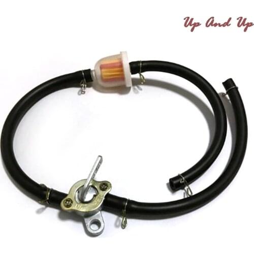 38cmx4cm Motorcycle Scooter Fuel Filter Tank Switch Oil Hose 50CC-150CC For Dirt Bike