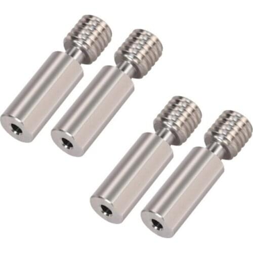 4 H2 Extruder Heat Break Metal Titanium Alloy Heatbreak 3D Printer Parts for B1 Ender 3 V2.0 Anet A8 Upgrade Hotend Kits