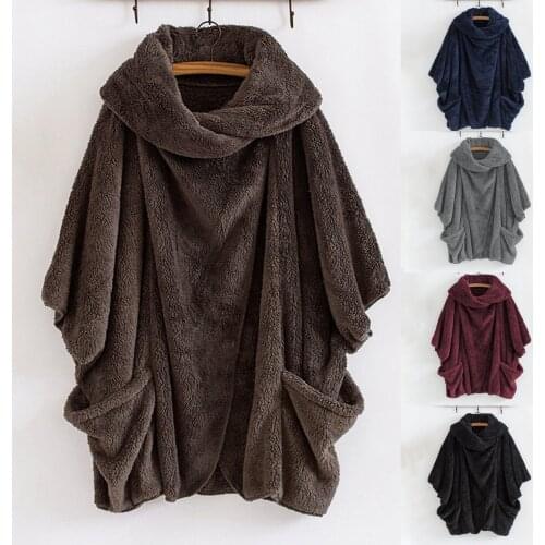 5XL Plus Size Women Hoodies Big Size Solid Sweatshirt Harajuku Oversized fleece loose plush coat Winter Female Sweatshirt