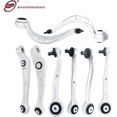 8PCS Car Wheel Suspension Control Arms for Audi A4 B8 Q5 2007-2016 Swing Arm 8K0407505/6 8K0407509/10 8KD407151/2 8KD407693/4