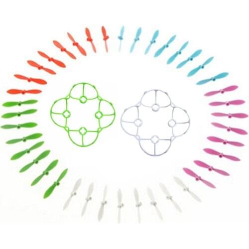 Cheerson CX10 cx-10 CX 10 micro shaft propeller aircraft parts and CX10 white and green guard ring accessories