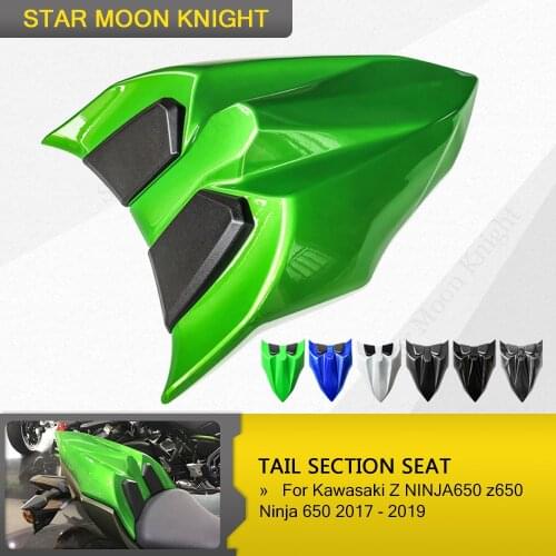 For Kawasaki Z NINJA650 z650 Ninja 650 2017 2018 2019 High Quality Rear seat cover Rear Tail Section Seat Cowl Cover green
