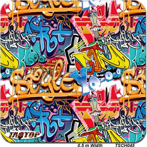 ITAATOP TSCK891 0.5m *2M Popular PVA bomb stickers water transfer printing film hydrographic film liquid image film