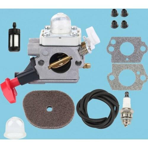 Carburetor Carb For Stihl FS50 FS56 FS40 FS70 FC56 FC70 Zama C1MS267A Air Filter Fuel Line Fuel Filter Spark Plug Primer Bulb