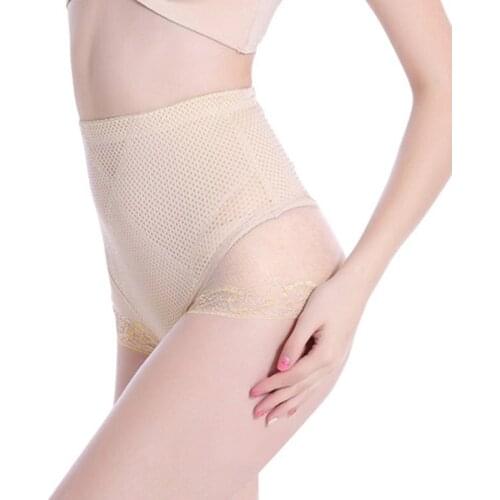 Summer Panties High Waist Trainer Tummy Control Hollow Out Breathable Hip Butt Shaper Slim Underwear Corset Shapewear