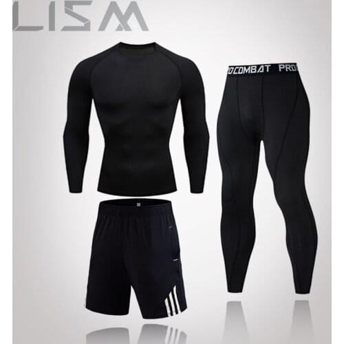 Mens Fitness Training Compression Leggings Running Shirt Mens Leggings Rashgard Mens Top Mens Basic Thermal Underwear