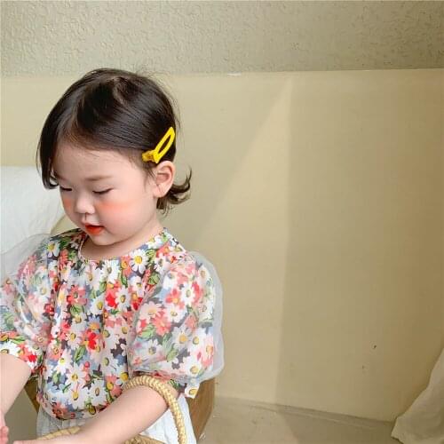 New Girls Babys Kids T-shirt Thin Jacket Outwear 2021 Floral Spring Summer Overcoat Top Sport Princess Toddler Childrens Cloth