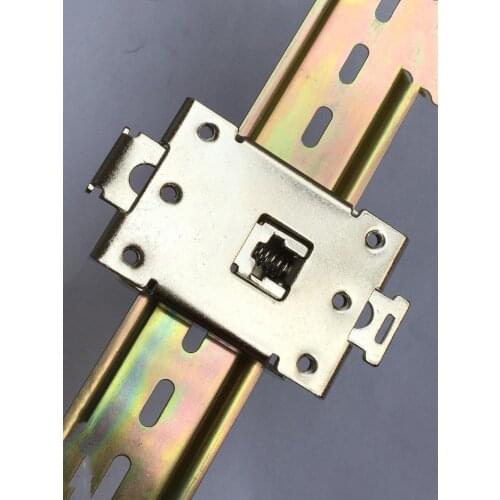 5pcs Single Phase SSR 40DA 25DA AA DD 35MM DIN rail Solid State Relay clip clamp R99-12 Solid State Relays mounting bracket