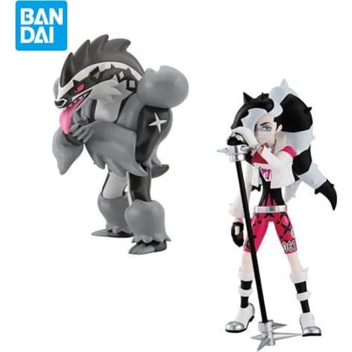 Original Bandai Anime Model Pokemon Scale World 1/20 Figure Galar Region Obstagoon Piers Collection Action Figure Kids Toys