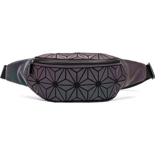 Fanny Packs Waist Pack for Women Luminous Traveling Bum Bag Women Waist Bag PU leather Lady Chest Bag Multifunction Travel Pouch