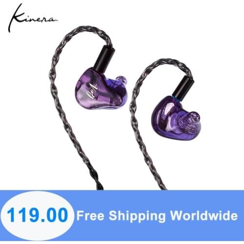 QOA Pink Lady 2BA+1DD Hybrid DriverIn Ear Earphone HIFI Earphone Earbuds Headset With 2Pin Detachable Cable