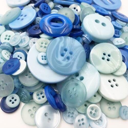 Mix size 50 Gram DIY Making Hand Knitting dolls clothing Buttons Resin Promotions Mixed Sewing Scrapbook PT234