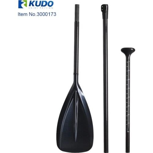 Adjustable Stand Up Paddle-3 Piece Carbon SUP Paddle-Carbon shaft and Plastic Blade