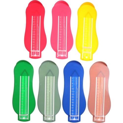 Adjustable 0-20cm Kid Infant Foot Measure Gauge Shoes Size Ruler Tool Available ABS Baby Car Range Child Foot Measuring Gauge